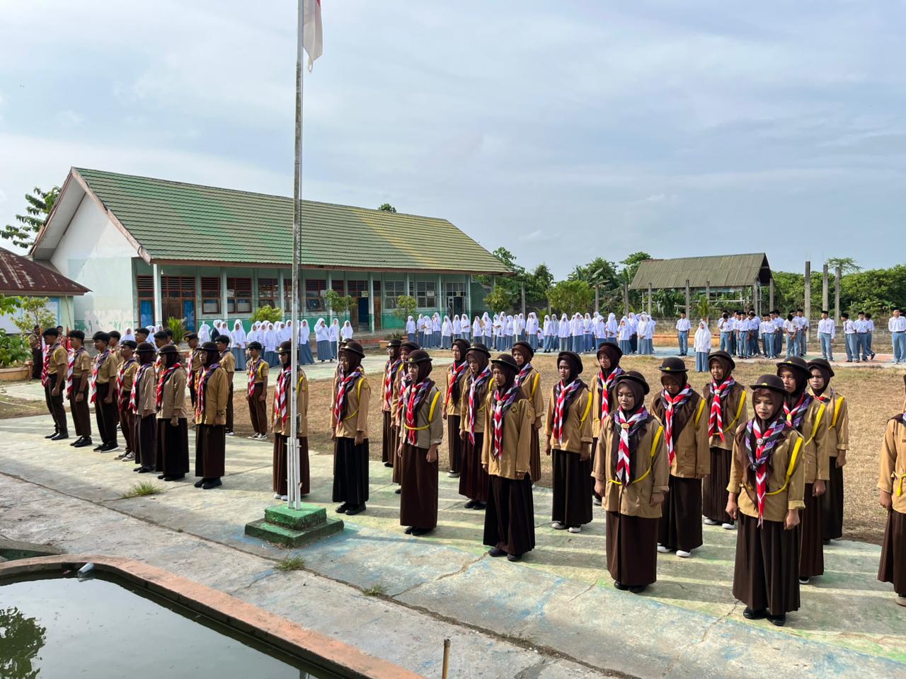 PELANTIKAN TAMU AMBALAN GUDEP HIZBULLAH MA AL-MUHAJIRIN PONDIDAHA